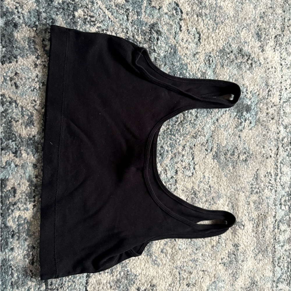 H&M Black Crop Top